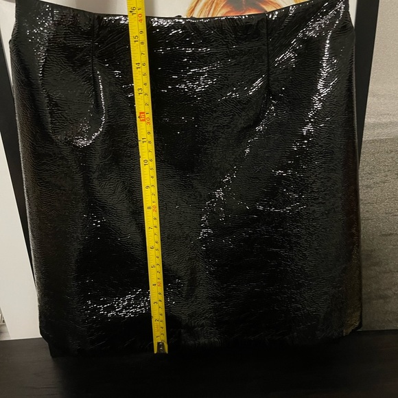 River Island Patent Leather Mini Skirt - Picture 8 of 11